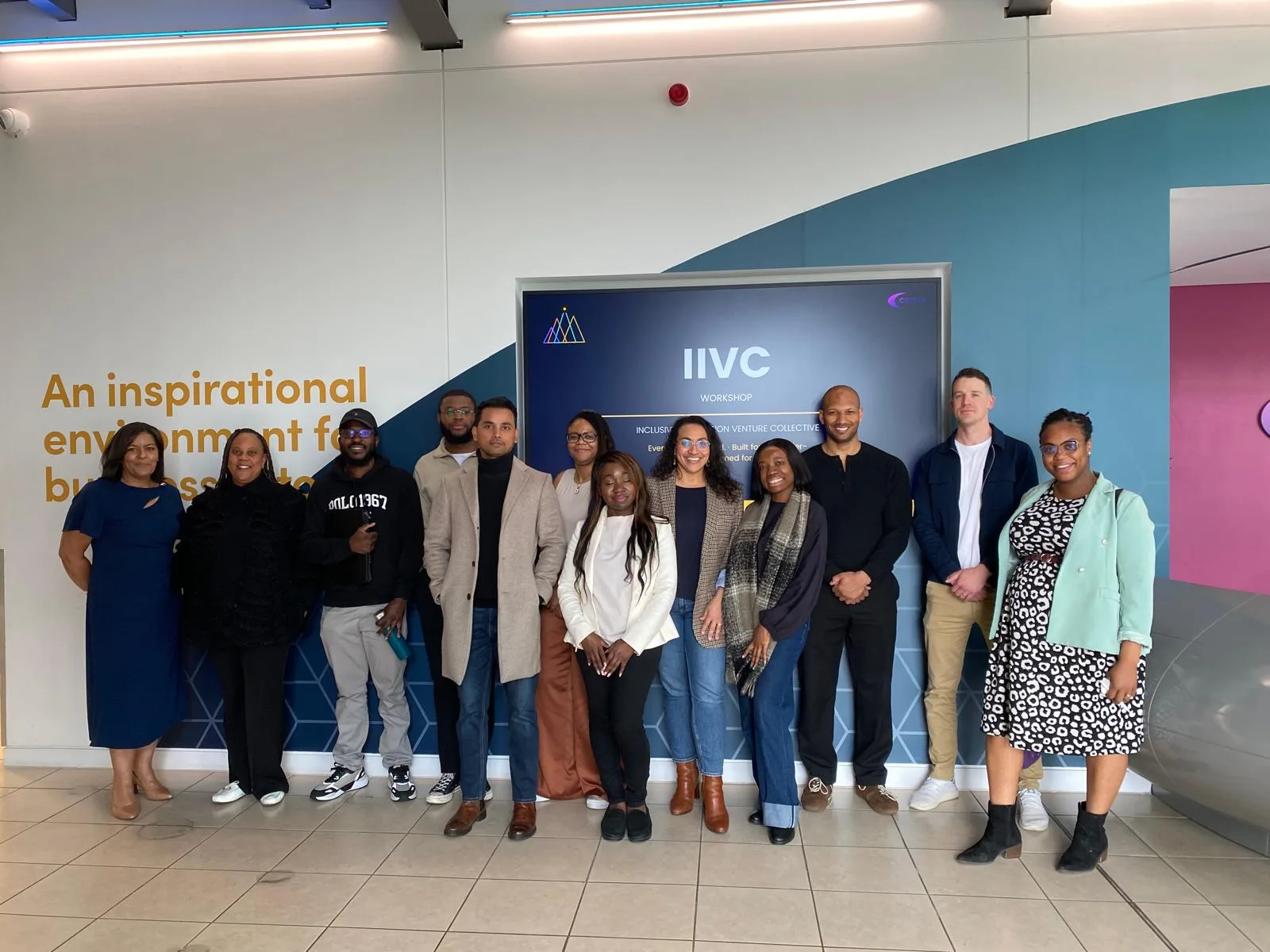 Programme participants gathered together at an IIVC event.